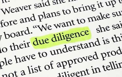 Due diligence